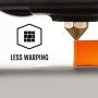 HATCHBOX PLA 3D Printer Filament, Dimensional Accuracy +/- 0.03 mm, 1 kg Spool, 1.75 mm, Orange