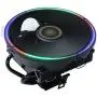 DS Black CPU Cooler, Aluminum Extrusion Cooling CPU Fan for Intel LGA 1151 (Static RGB Color, C Series)