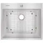 Bonnlo 25 Inch Drop-in Kitchen Sink 18 Gauge T304 Stainless Steel Single Bowl Topmount Sink, 25 x 22 x 9 inch