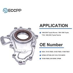 ECCPP Engine Oil Pump Fit for 1996-2000 for Toyota 4Runner Compatible with K334 Pump