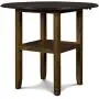 New Classic FURNITURE Gia Dining Drop Leaf Counter Table with Two Chairs, 42-Inch, Brown, 42.25'' Set New Classic FURNITURE Gia Dining Drop Leaf Counter Table with Two Chairs, 42-Inch, Brown, 42.25'' Set