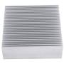 Aluminum Heat Sink 3.15 x 3.15 x 1 inch /80 x 80 x 27 mm Heatsink Radiator Circuit Board Cooling Cooler 26 Fins - Sliver