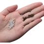 Crimp Beads 3mm, 1000 Pieces Stopper Beads Metal Bead Spacers For DIY Bracelet Jewelry Making, Bronze and Silver Crimp Beads 3mm, 1000 Pieces Stopper Beads Metal Bead Spacers For DIY Bracelet Jewelry Making, Bronze and Silver