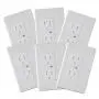 6-Pack Safety Innovations Self-closing (1Screw) Standard Outlet Covers - An Alternative To Wall Socket Plugs for Child Proofing Outlets (White) 6-Pack Safety Innovations Self-closing (1Screw) Standard Outlet Covers - An Alternative To Wall Socket Plugs for Child Proofing Outlets (White)