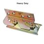 KASUNEN Bed Rail Brackets - Bed Rail Fittings - Heavy Duty Non-Mortise - Set of 4 (Screws Included)