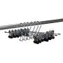 6 Quality Pants Hangers Heavy Duty Add-on Skirt/Slack Metal Hanger, Extra Wide Adjustable Clips, Multi Stackable Add on Hangers, Chrome, Jeans, Bottoms, Set of 6 6 Quality Pants Hangers Heavy Duty Add-on Skirt/Slack Metal Hanger, Extra Wide Adjustable Clips, Multi Stackable Add on Hangers, Chrome, Jeans, Bottoms, Set of 6