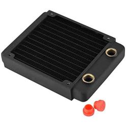 ASHATA Copper Radiator Heat Sink Computer Water Cooling Liquid Heat Exchanger for Computer Water Cooling, Beauty Equipment, Industrial Equipment(120mm)