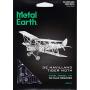 Metal Earth Fascinations DH82 Tiger Moth Airplane 3D Metal Model Kit