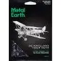 Metal Earth Fascinations DH82 Tiger Moth Airplane 3D Metal Model Kit Metal Earth Fascinations DH82 Tiger Moth Airplane 3D Metal Model Kit