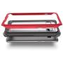 Ghostek Atomic Slim Galaxy S10 Clear Case with Space Metal Bumper Super Heavy Duty Protection Military Grade Shockproof Design and Wireless Charging Compatible for 2019 Galaxy S10 (6.1 Inch) - (Black)