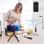 Wireless Microphone System,KIMAFUN 2.4G Wireless Lavalier Microphone with Lavalier Lapel Mics,Wireless Transmitter & Receiver for Computer,Speaker,Phone,Camera,Teaching and Public Speaking,G130