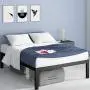 ZINUS Lorrick Metal Platform Bed Frame / Mattress Foundation / Easy, Bolt Free Assembly, Queen