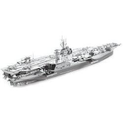 Fascinations ICONX 3D Metal Model Kits Set of 2 - USS Theodore Roosevelt CVN-71 - USS Missouri BB-63