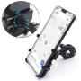 GUB Bicycle & Motorcycle Phone Mount, Aluminum Alloy Bike Phone Holder with 360° Rotation for iPhone 11 12 Pro Max Mini X XR Xs 8 Plus, Samsung S20 S10/S6/Note20/10/9/8 GPS Mount 4-7 Inch