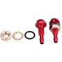 2pcs Windshield Nozzle Washer Nozzle, Keenso Universal Car Auto Windshield Wiper Spray Jet Nozzle Replacement Kit(Red)