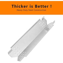 DcYourHome Heat Plate Shields for Nexgrill 720-0830H, Grill Replacement Parts Burner Cover, Stainless Steel Heat Tent Flame Tamer- Thickened Upgrade 4 Pack