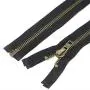 #8 27 Inch Antique Brass Zippers for Jackets 69cm Sewing Coats Crafts Separating Jacket Zipper Metal Zipper Heavy Duty (27'' Anti-Brass) Leekayer
