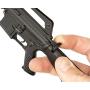 GoatGuns Miniature M16A1 Model Black | 1:3 Scale Die Cast Metal Build Kit