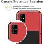 Simicoo Samsung A21 Metal Bumper Military Rugged Case with Screen Protector Silicone Full Body Hybrid Solid Shockproof Heavy Duty Armor Defender Tough Back Cover for Samsung A21 (Red, A21)