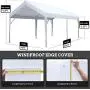 10 x 20 ft Upgraded Heavy Duty Carport Car Canopy Portable Garage Tent Boat Shelter with Reinforced Triangular Beams and 4 Weight Bags 10 x 20 ft Upgraded Heavy Duty Carport Car Canopy Portable Garage Tent Boat Shelter with Reinforced Triangular Beams and 4 Weight Bags