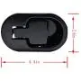 2pcs Metal Recliner Handles Replacement Parts for Chair Sofa Couch Release 6mm Black 2pcs Metal Recliner Handles Replacement Parts for Chair Sofa Couch Release 6mm Black