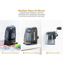 Bostitch Office Multi-Mount Manual Pencil Sharpener, Vacuum Mount or Screw Mount, Assorted Colors - Receive One of Five Colors (MPS2-ASST) No Color Choice