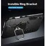 iPhone XR Case, Heavy Duty Shockproof Phone Cover with Magnetic Car Mount Metal Ring Kickstand for Apple iPhone XR 6.1inch - Black iPhone XR Case, Heavy Duty Shockproof Phone Cover with Magnetic Car Mount Metal Ring Kickstand for Apple iPhone XR 6.1inch - Black