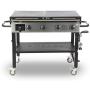 PIT BOSS PB757GD 4 Burner LP Gas Griddle, 4. 7mm Thick pre-Seasoned top, Black