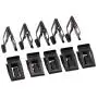 Platicat 15 Pcs Universal Auto Car Front Console Dash Dashboard Trim Metal Retainer Black