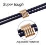 Jdesun 20 Pieces Eyeglass Chain Ends,Adjustable Rubber Ends Connectors for Eye Glasses Holder Necklace Chain