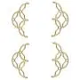 2 Pair (4 Pieces) SITANOS III Ending. CYMBAL Quality 24k Gold Plated Jewelry Finding. Cymbal Metal Fashion Elements. Works with 8/0 Seed Beads and More! 2 Pair (4 Pieces) SITANOS III Ending. CYMBAL Quality 24k Gold Plated Jewelry Finding. Cymbal Metal Fashion Elements. Works with 8/0 Seed Beads and More!