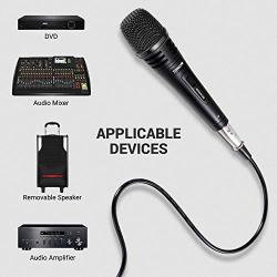 TONOR Dynamic Karaoke Microphone for Singing with 5.0m XLR Cable, Metal Handheld Mic Compatible with Karaoke Machine/Speaker/Amp/Mixer for Karaoke Singing, Speech, Wedding, Stage and Outdoor Activity