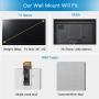 PERLESMITH TV Wall Mount for Most 26-55 Inch Flat Curved TVs with Swivels, Tilts & Extends 19.5 Inch - Wall Mount TV Bracket VESA 400x400 Fits LED, LCD, OLED, 4K TVs Up to 88 lbs, Black (PSMFK1)