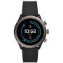 Fossil Mens Sport Metal and Silicone Touchscreen Smartwatch with Heart Rate, GPS, NFC, and Smartphone Notifications