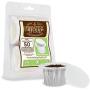 Perfect Pod EZ-Cup Disposable Paper Filters with Patented Lid Design for Reusable Coffee Pods 4-Pack (200 Filters)
