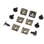 1/4 Turn Quick Release Engine Undertray Cover Metal Screws Bolts & Clips 6 Sets for most German Cars