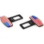DGZZI Car Seat Belt Clip 2PCS Vehicle Mounted Car Safety Seat Belt Buckles With National Flag Car Metal Seat Belt Plug DGZZI Car Seat Belt Clip 2PCS Vehicle Mounted Car Safety Seat Belt Buckles With National Flag Car Metal Seat Belt Plug