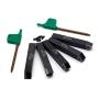 OSCARBIDE 3/8''Indexable Mini Carbide Lathe Turning Tool Holder Metal Lathe Tools Inserts Bits with Carbide Inserts TCMT110204(TCMT21.51),5 Pieces/Set