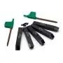 OSCARBIDE 3/8''Indexable Mini Carbide Lathe Turning Tool Holder Metal Lathe Tools Inserts Bits with Carbide Inserts TCMT110204(TCMT21.51),5 Pieces/Set