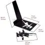 Artori Design Book Ends - Black Metal Superhero Bookend - Unique Gifts for Women - Cool Heroine Book Stopper - Book Holder for Girls - Feminist Gift - Supergal Book End - Metal Decor for Book Lovers