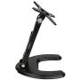 Wearson U-Shape 10'' to 27''inch 180 Degree Adjustable LCD Monitor Stand Mount Folding VESA Monitor Stand All-Metal-Body With VESA Hole 75x75mm 100x100mm