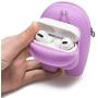 3.9in Multi-Function Among US Silicone Coin Purse with AirPods Pro Case Cover for Among US Game Fans Toys