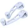 Honhill 2Pcs Slivery Car Window Winder Glass Crank Handle Aluminium Knobs Metal Universal with Adapter Honhill 2Pcs Slivery Car Window Winder Glass Crank Handle Aluminium Knobs Metal Universal with Adapter