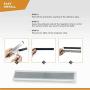 LED Closet Light Motion Activated, Cordless Under Cabinet Motion Sensor Light, Wireless Stick-on Anywhere Battery Operated 10 LED Motion Sensor Night Light for Closet Hallway Stairway, 3 Pack