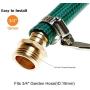 Solid Brass Garden Hose Repair Kit,Hose Connector,2 PCs Female Hose End/Mender,Fits All 3/4-Inch Garden Hose