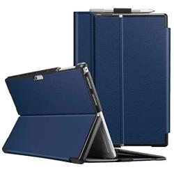 Fintie Case for Microsoft Surface Pro 7 Compatible with Surface Pro 6 / Surface Pro 5 12.3 Inch Tablet, Hard Shell Slim Portfolio Cover Work with Type Cover Keyboard, Navy