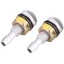 2pcs Windshield Washer Nozzle, Keenso Universal Car Auto Windshield Wiper Spray Jet Nozzle Replacement Kit(Silver) 2pcs Windshield Washer Nozzle, Keenso Universal Car Auto Windshield Wiper Spray Jet Nozzle Replacement Kit(Silver)