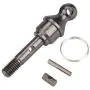 Dilwe RC Truck CVD Axle, Metal RC Front/Rear CVD Axle for Traxxas Slash 4X4 1/10 Truck Remote Control Car Component Replacement Part Accessory(Front-Gray Black )