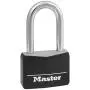 Master Lock 141DLF Covered Aluminum Padlock with Key, Black Master Lock 141DLF Covered Aluminum Padlock with Key, Black