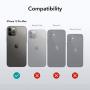 ESR Metal Kickstand Case Compatible with iPhone 12 Pro Max 6.7-Inch [Patented Two-Way Stand] [Reinforced Drop Protection] [Soft and Flexible Back] - Translucent Black